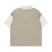 Fake two textured short sleeves