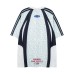 Light blue leopard print jersey