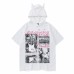 Devil Horn Guitar Printed Short Sleeve