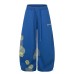 Sweatpants Unisex Street Dance  Casual Cuffed Drawstring Wide Leg Long Pants