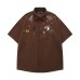 Ghost Spider Web Embroidered Short Sleeve
