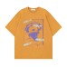 Portrait print embellishing short sleeves Portrait print embellishing short sleeves