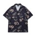 Coconut trees flowers full printed short sleeves
