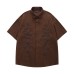 Rose embroidery embellishes short sleeves