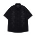 Rose embroidery embellishes short sleeves