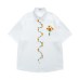 Sunflower Embroidered Short Sleeve