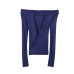 Spicy girl's one shoulder bow top
