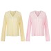 V-Neck Color-Blocking Cover-Up for Women, Loose Lightweight Casual Sun Protection Top