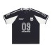 Number 09 Splicing Short Sleeve