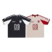 Number 09 Splicing Short Sleeve