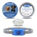 Pet Cat Dog Flea and Tick Prevention Silicone Collar with Insect Repellent Tag, Anti-Flea and Anti-Tick