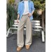 Classic Vertical Stripe Pleated Wide-Leg Straight Casual Pants