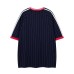 Striped football jersey short sleeved