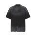 Vintage gradient fringed short sleeves
