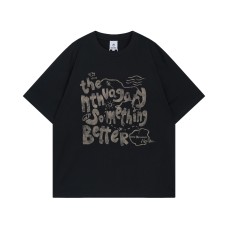 Graffiti made old letter short sleeves