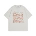 Graffiti made old letter short sleeves