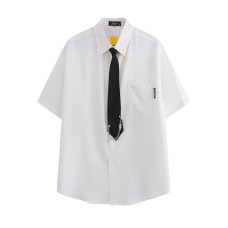 Chain tie short sleeved