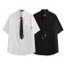 Chain tie short sleeved