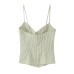 Striped tight corset camisole top