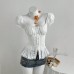 Square neck short sleeved slim fit top