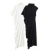 Asymmetric pleated top with light mature style