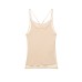 Sweet and spicy double-layer silk mesh effect hanging neck top