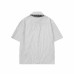 Cashew flower bead tie short sleeved shirt
