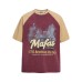 City silhouette vintage short sleeves