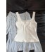 Trim Bow Top for Women Layering Inner Top Trim Bow Top for Women Layering Inner Top
