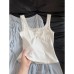 Trim Bow Top for Women Layering Inner Top Trim Bow Top for Women Layering Inner Top