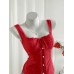 Sleeveless slim fit top