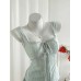 Sleeveless slim fit top