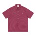 Embroidered short sleeves with lettering slogans