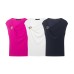 Asymmetric accessory pleated top