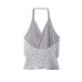 Spicy girl pleated bead decoration hanging neck top Spicy girl pleated bead decoration hanging neck top