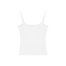 Red Fitted Strapless Top for Women