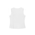 Lace Trim U-Neck Vest Slim Fit Versatile Henley Sleeveless Inner Top