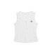 Lace Trim U-Neck Vest Slim Fit Versatile Henley Sleeveless Inner Top