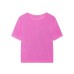 Short sleeved knitted short sleeved women's top