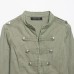 Street button trimmed slim fit jacket