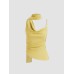 Sleeveless slim fit top