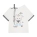Short Sleeve Plaid Spliced Drawstring Shoulder Sweet Girl Style Crop Top