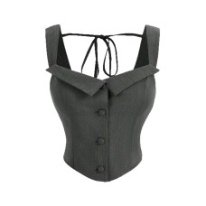 Slim fit sleeveless top