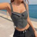 Slim fit sleeveless top Slim fit sleeveless top