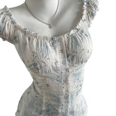 Slim fit round neck top
