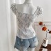 Slim fit round neck top