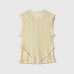 Pure desire wind lotus leaf edge casual layered top