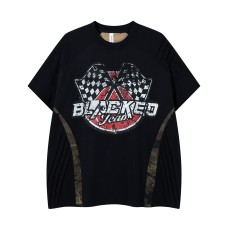 Camouflage splicing to make old short sleeves
