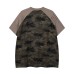Camouflage splicing to make old short sleeves