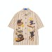 Towel Embroidered Cat Short Sleeve